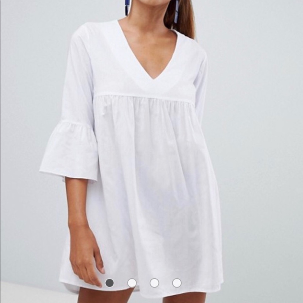 3/4 Smock Mini Dress